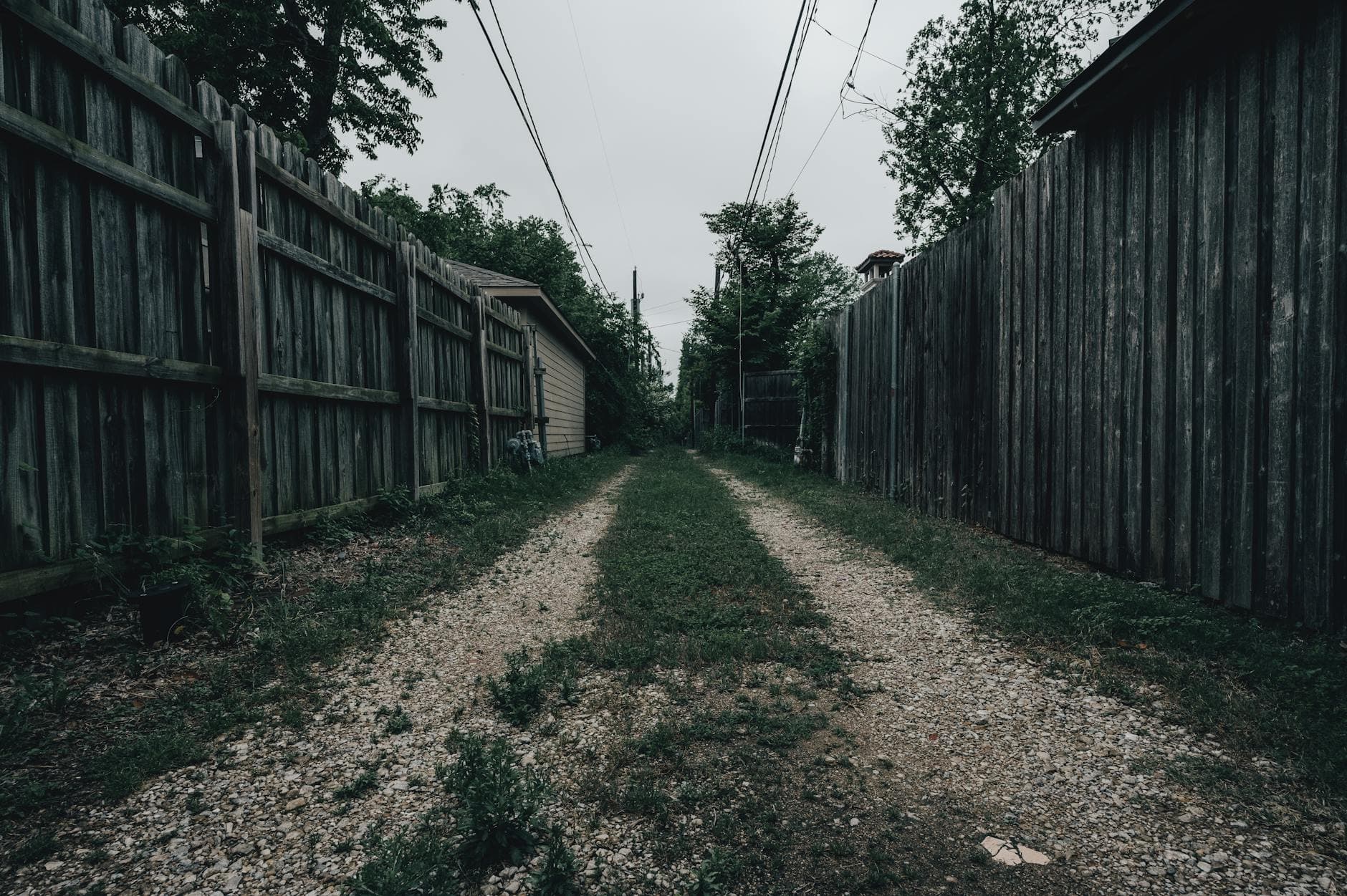 Before: Privacy Fence Replacement