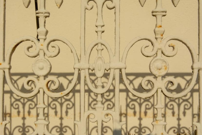 Wrought iron fence installation in Landfall Wilmington NC